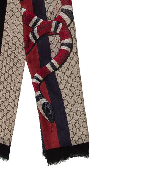 gucci scarf mens real|gucci snake scarf men.